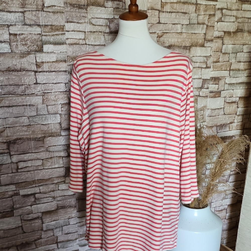 Isaac Mizrahi Live  Striped Top